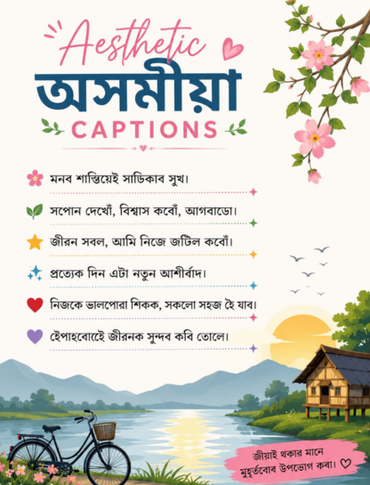 Aesthetic Assamese Caption for Instagram