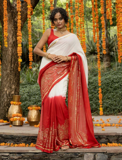 Short Bengali Captions for Saree
