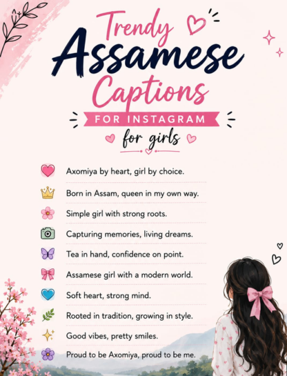 Assamese Caption for Instagram for Girl