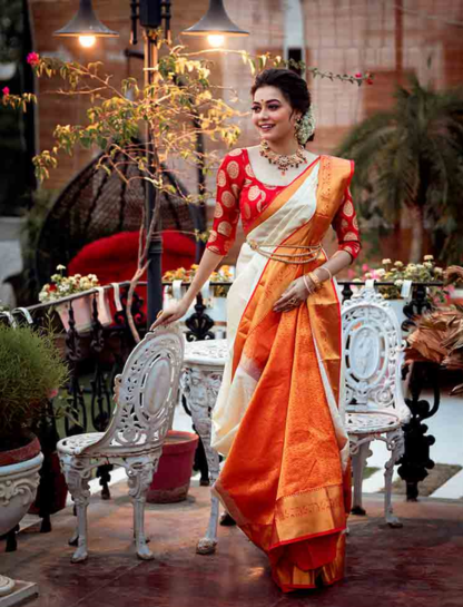 Attitude Captions in Bengali for Saree Picture