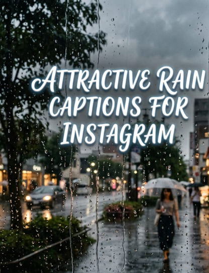 Attractive Rain Captions for Instagram
