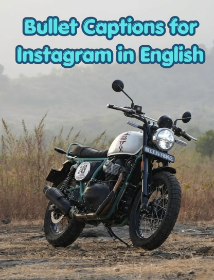 Bullet Captions for Instagram in English