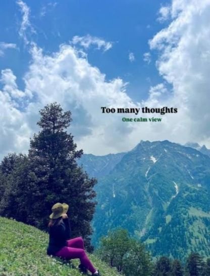 Caption Manali Quotes