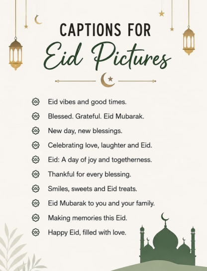 Caption for Eid Pictures
