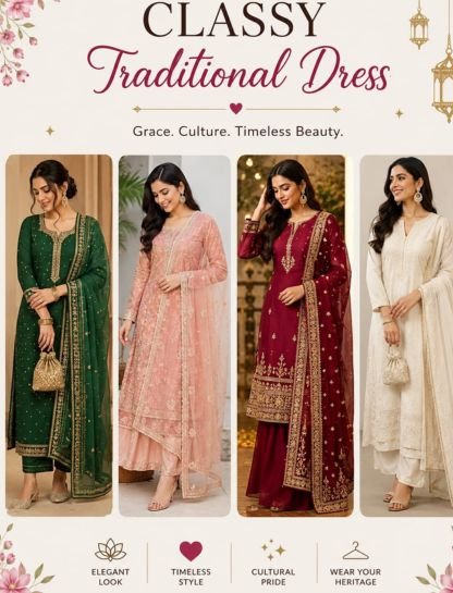 Classy Traditional Dress Captions for Instagram