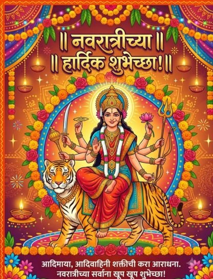 Navratri Captions for Instagram in Marathi