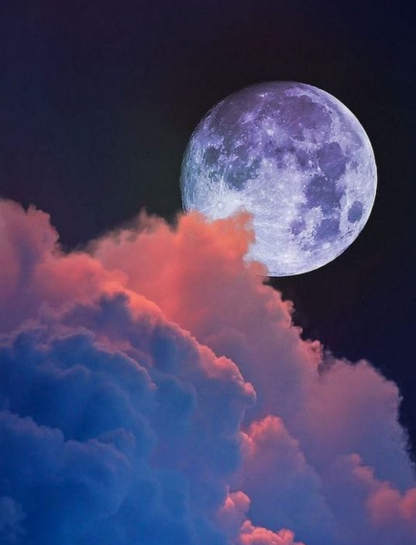One Word Caption for Moon