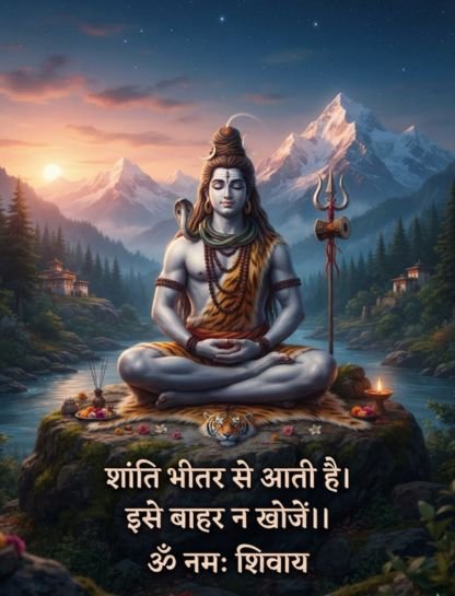 Peace & Meditation Mahadev Quotes
