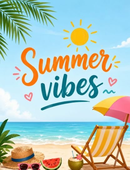 Summer Vibes Caption