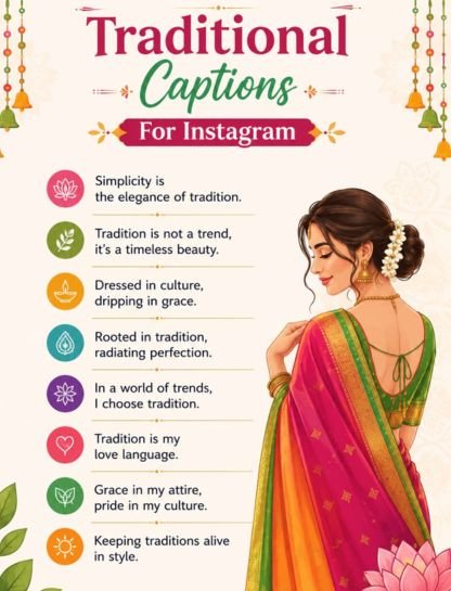 Traditional Captions for Instagram in English