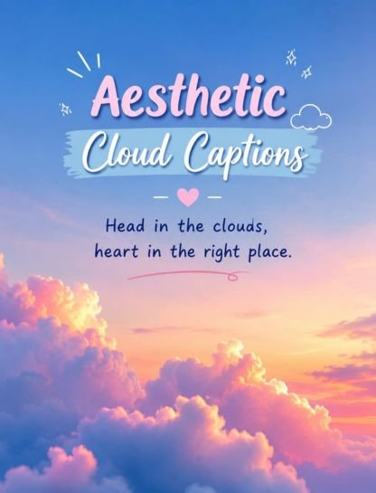 Aesthetic Clouds Captions