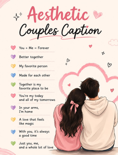 Aesthetic Couple Captions