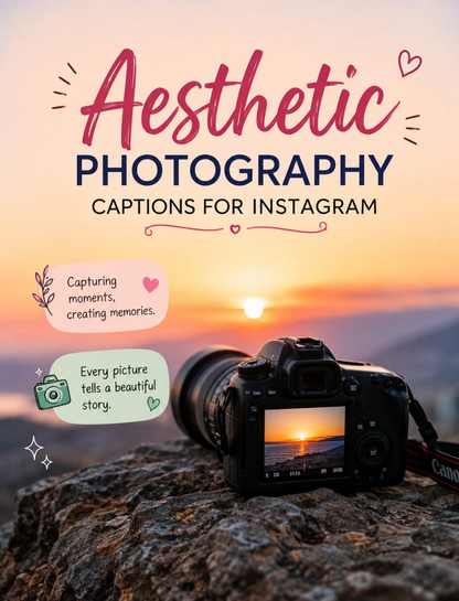 Aesthetic Photography Captions for Instagram 🌙