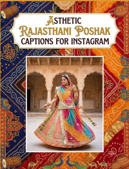 Aesthetic Rajasthani Poshak Captions for Instagram
