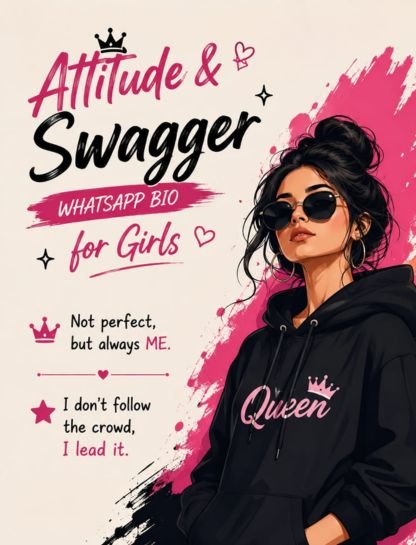 Attitude & Swagger WhatsApp Bios (For Girls)