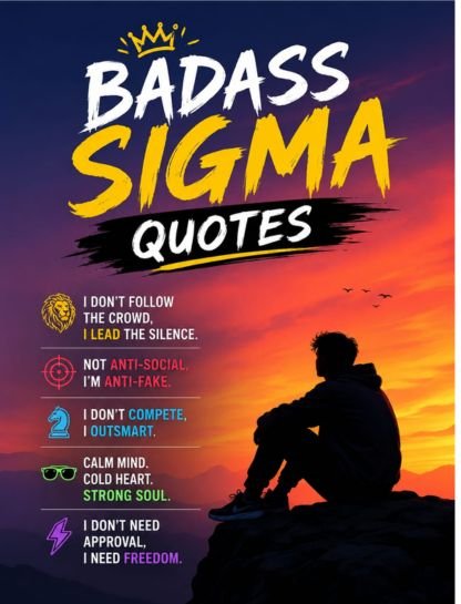 Badass Sigma Quotes