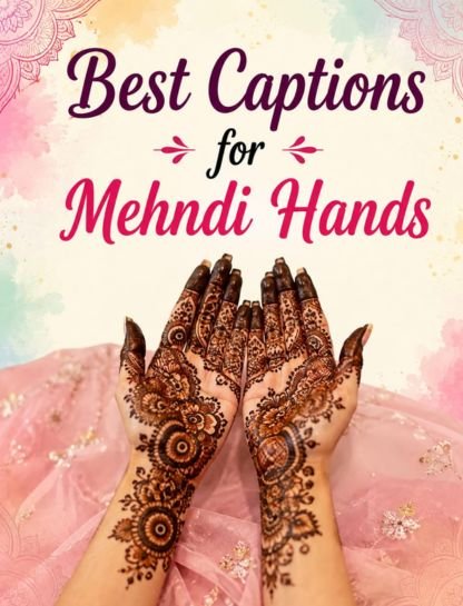 Best Captions for Mehndi Hands