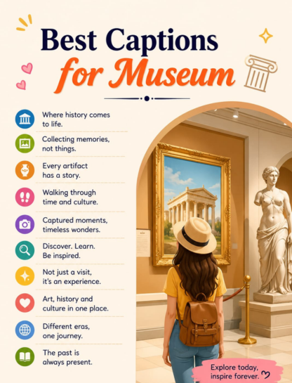Best Captions for Museum