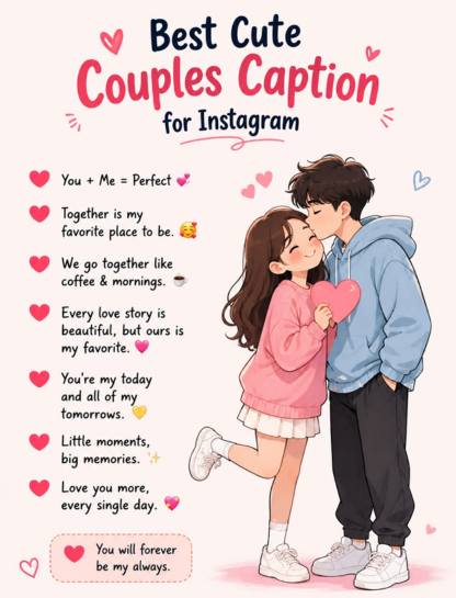 Best Couple Captions for Instagram