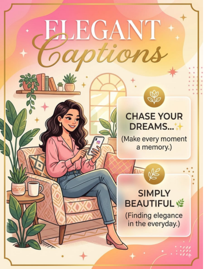 Best Elegant Captions for Instagram
