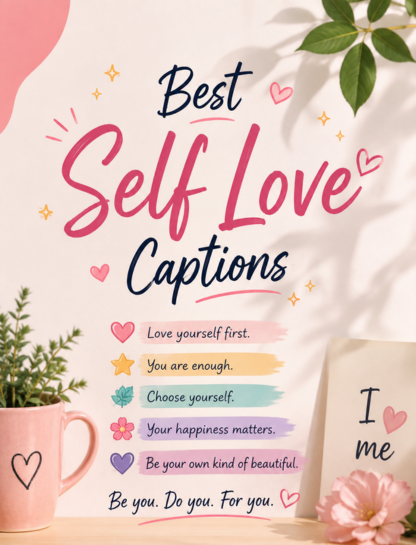 Best Self Love Captions