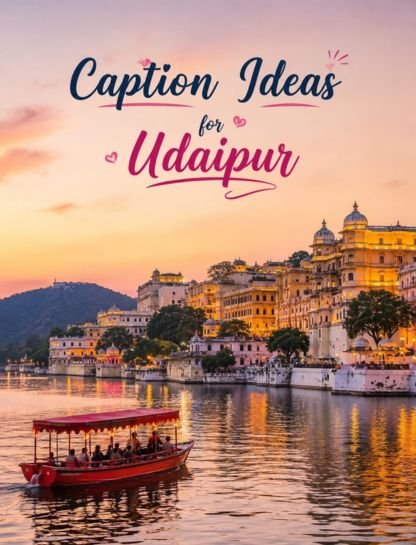 Caption Ideas for Udaipur 🌊👑