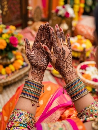 Captions to Highlight Your Stunning Mehndi Design