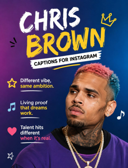 Chris Brown Song Captions for Instagram 🎤