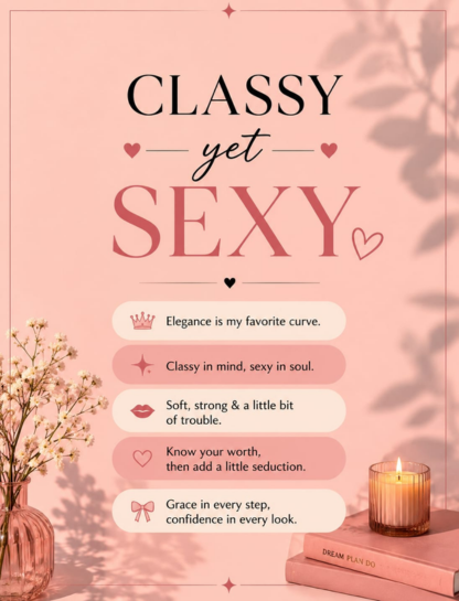 Classy Yet Sexy Captions 👠