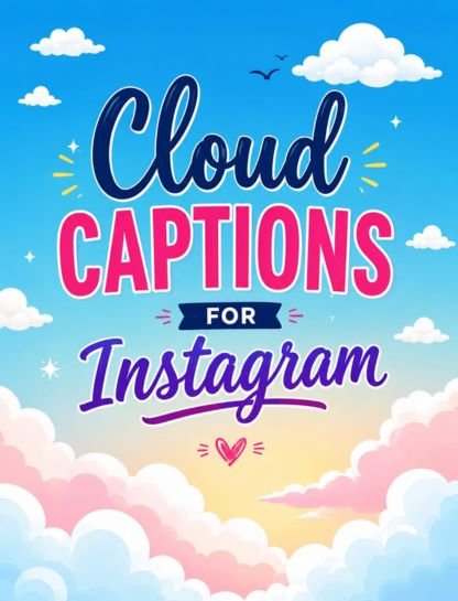 Clouds Captions for Instagram
