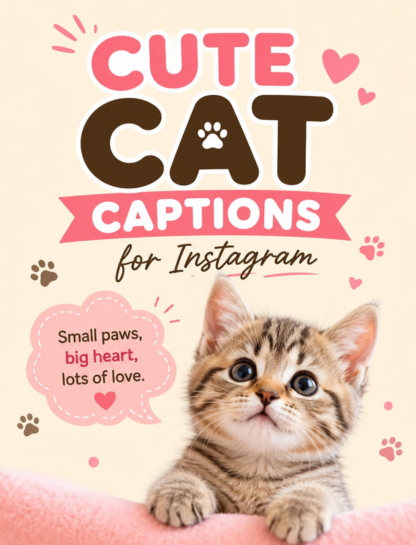 Cute Cat Captions for Instagram