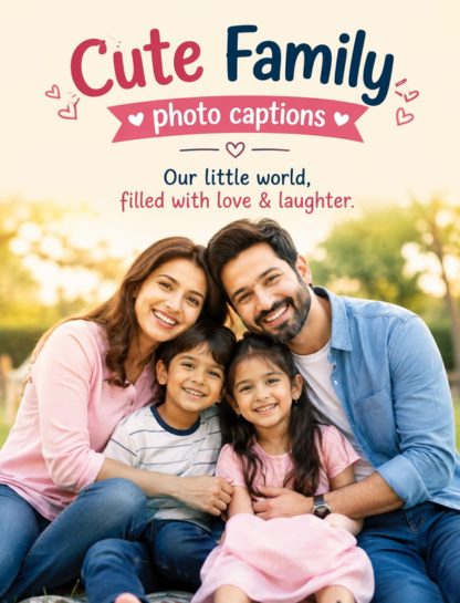 Cute Family Photo Captions