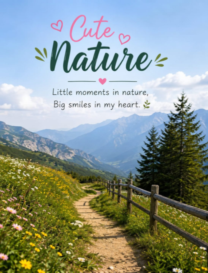 Cute Nature Captions for Instagram 🌿💕