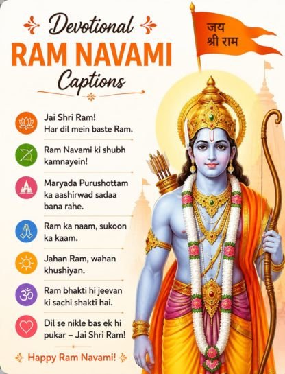 Devotional Ram Navami Caption