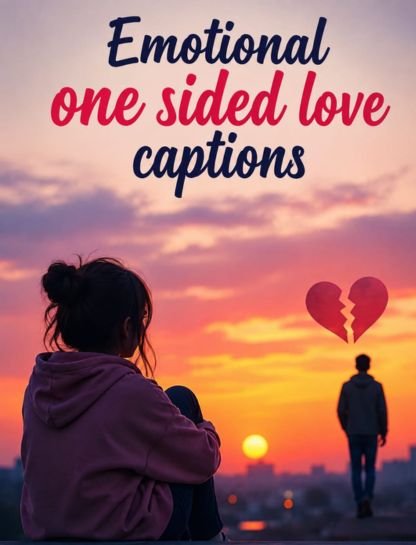 Emotional One-Sided Love Captions