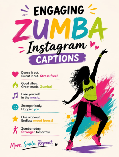 Engaging Zumba Instagram Captions 📸💬