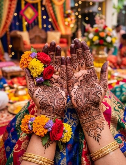 Expressive Captions to Showcase Your Mehndi Art