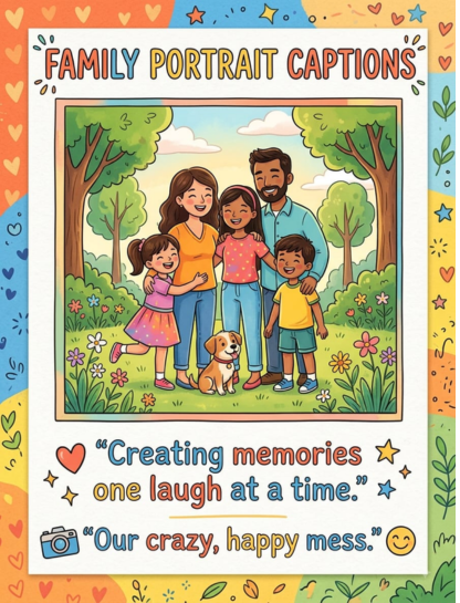 Family Portrait Captions