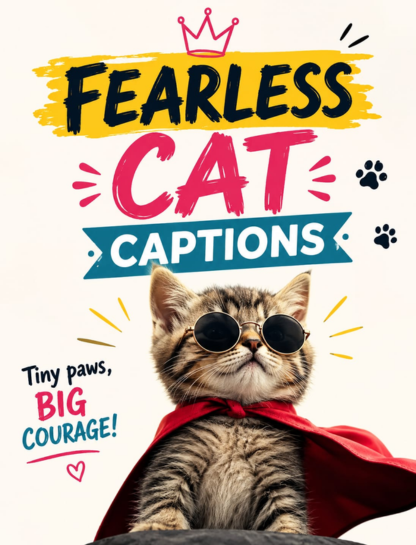 Fearless Cat Captions