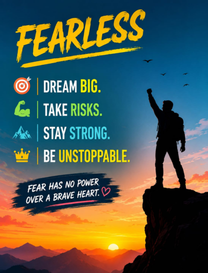 Fearless Motivational Captions for Instagram