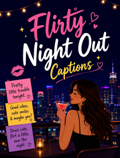 Flirty Night Out Captions