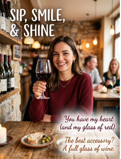Flirty Wine Captions for Instagram 😘🍷