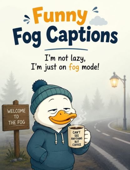 Funny Fog Captions for Instagram