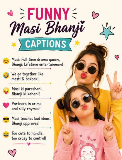 Funny Masi Bhanji Captions