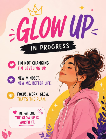 Glow-Up Motivational Captions for Instagram
