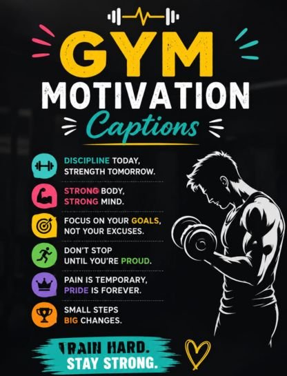 Gym Motivation Caption
