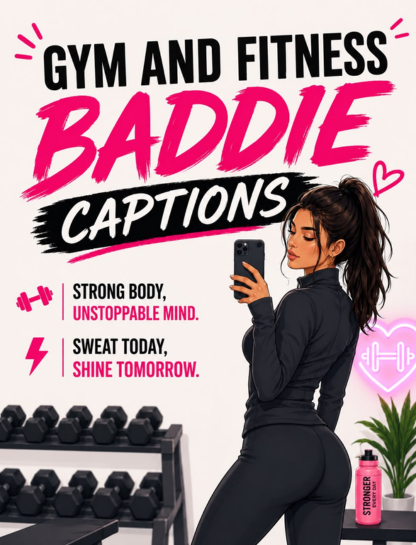 Gym and Fitness Baddie Captions