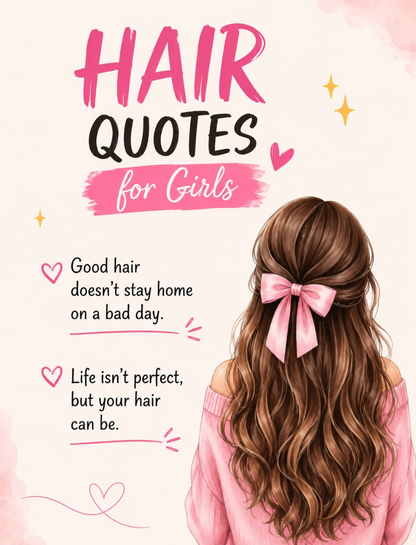 Hair Quotes for Girls 💬