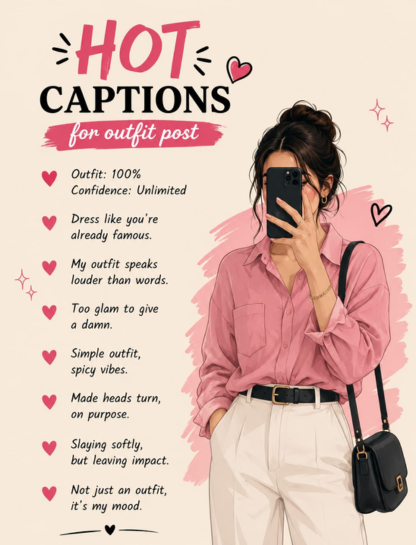 Hot Captions for Outfit Posts 👗🔥