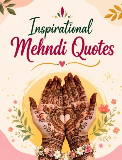 Inspirational Mehndi Quotes for Your Posts